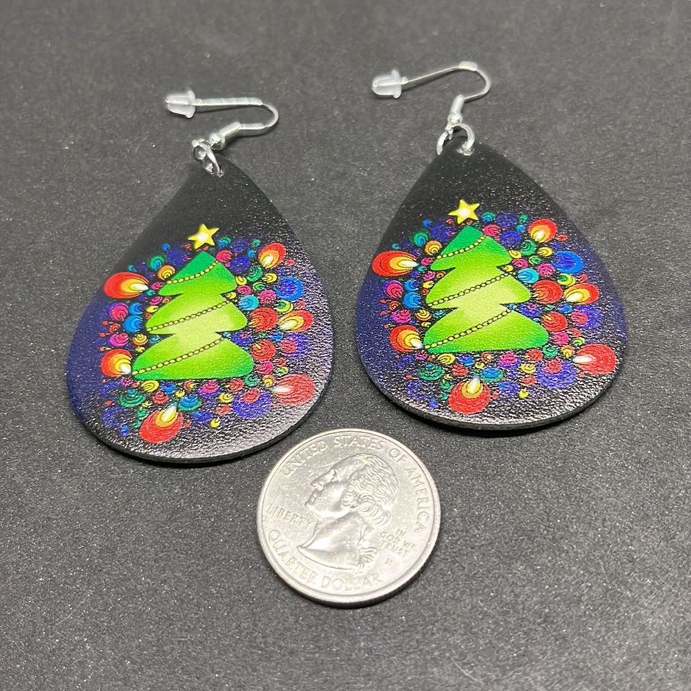 Earrings Christmas‎ tree - Picture 3 of 3